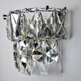 Regency wall lamp by Kinkeldey, 2 levels glass, Germany, 1970