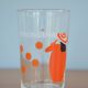 Lot de 6 verres à orangina, année 70