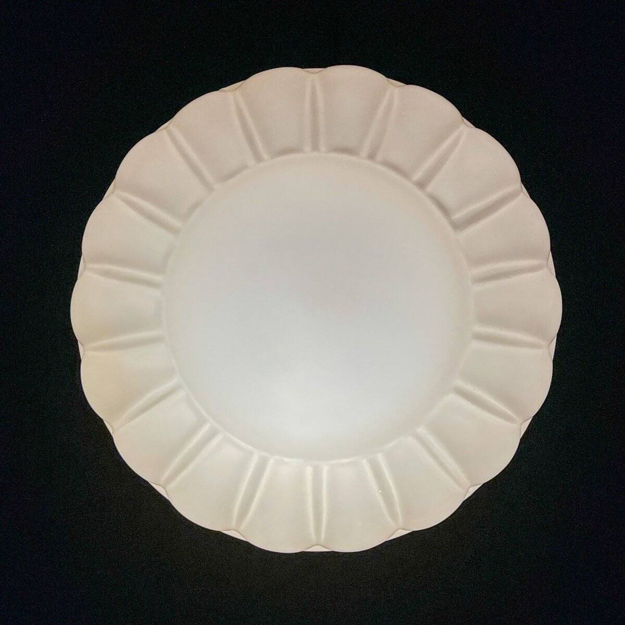 Vintage Pink Glass Ceiling Lamp, 1950s