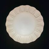 Vintage Pink Glass Ceiling Lamp, 1950s