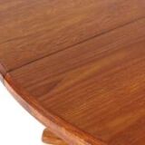 McIntosh round extendable dining table 2x 'Crieff' - mid-century modern style