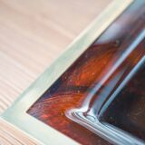 Mid-Century Christian Dior Lucite and Metal Tray - 1970s Designer Piece, France