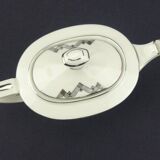 Art Deco tête-à-tête in Limoges porcelain by Legrand