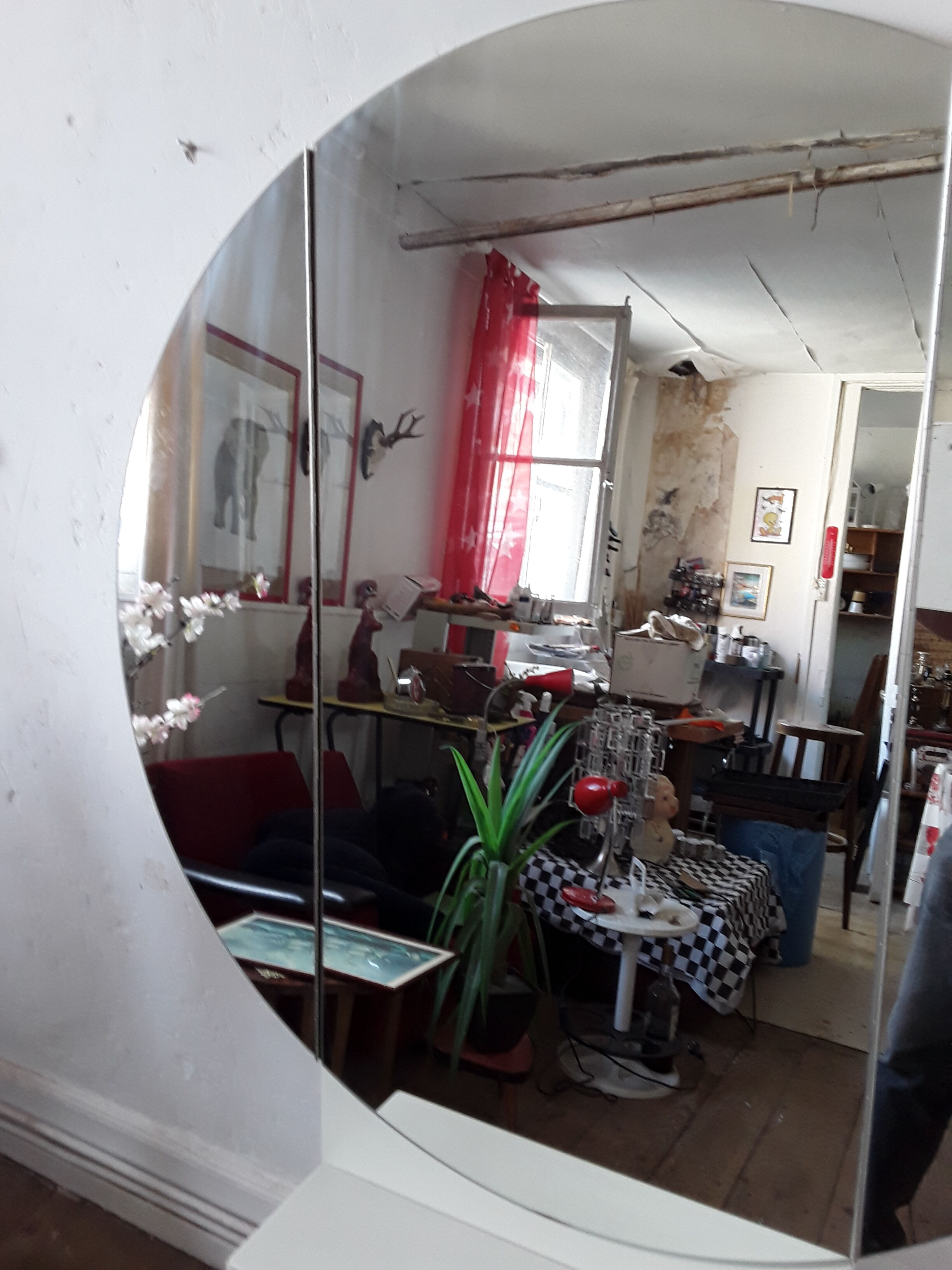 Giant triptych vintage 70s