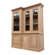 Raw Oak Display Bookcase, France, 1950
