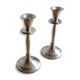Pair of vintage silver-plated candlesticks