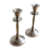 Pair of vintage silver-plated candlesticks