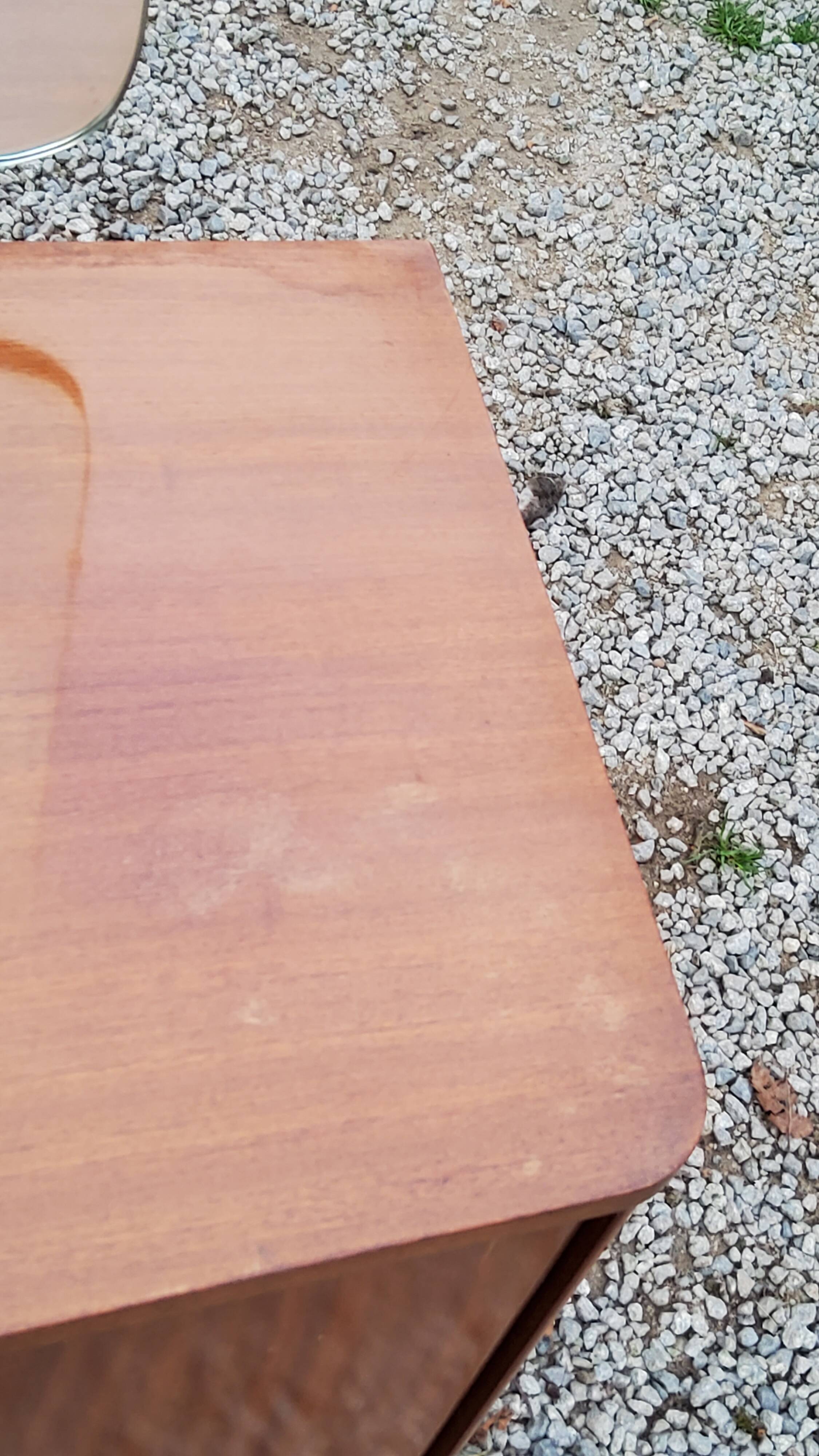 Vintage 1960s mahogany dressing table chest of drawers