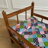 Dejou Vintage Wooden Dollbed 60s