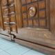Enfilade oak Brutalist Art Deco 1940s