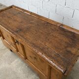 Old Savoyard wedding chest - 18th century