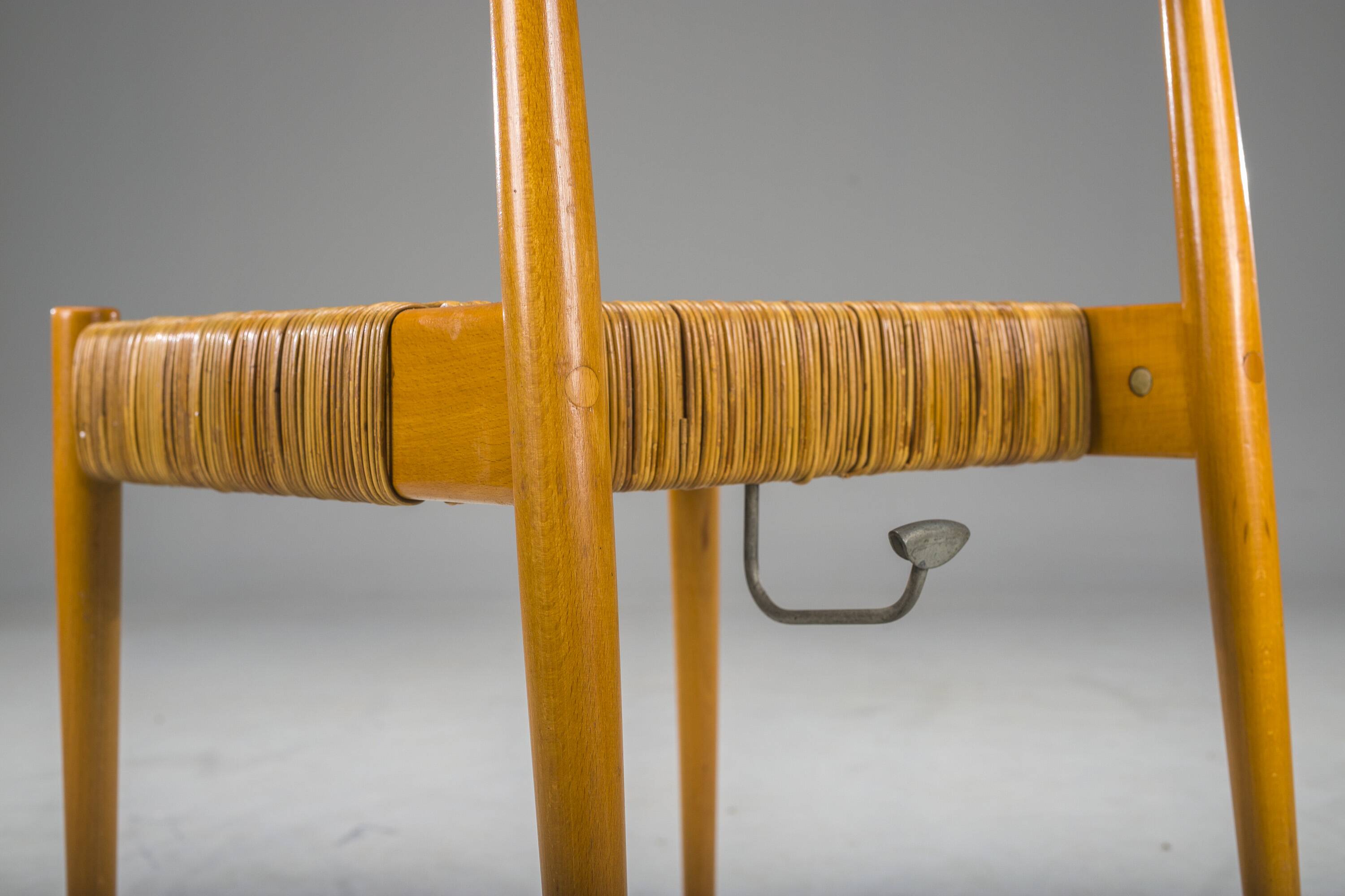 Bauhaus SE19 Chair by Egon Eiermann for Wilde + Spieth, 1950s