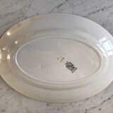 Oval dish Digoin Sarreguemines years 40-50