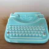 Ashtray japy machinę to write ceramic 50s 60s
