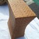 Tabouret japonais en vannerie