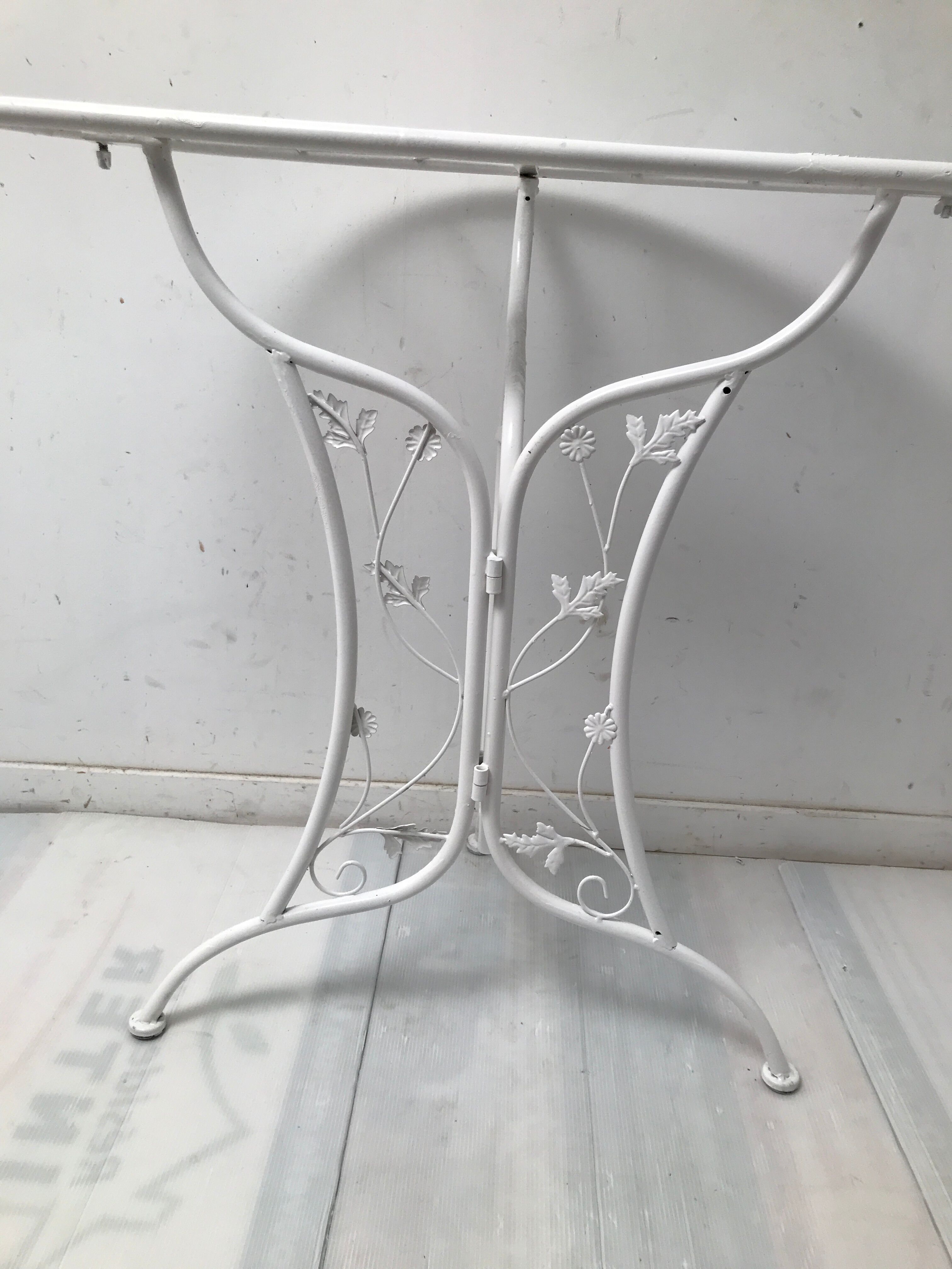 Console table Half-Moon wrought iron