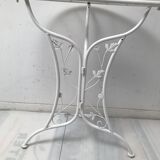 Console table demi-lune fer forgé