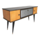 Vintage sideboard with tapered legs, 1950s.
