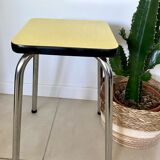 Yellow formica stool