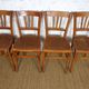 Set of 4 vintage Luterma-style bistro chairs from the 50s