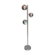 Chrome floor lamp with 3 lights 1970