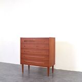 Mid-Century Danish Teak Chest of Drawers, 1960s
