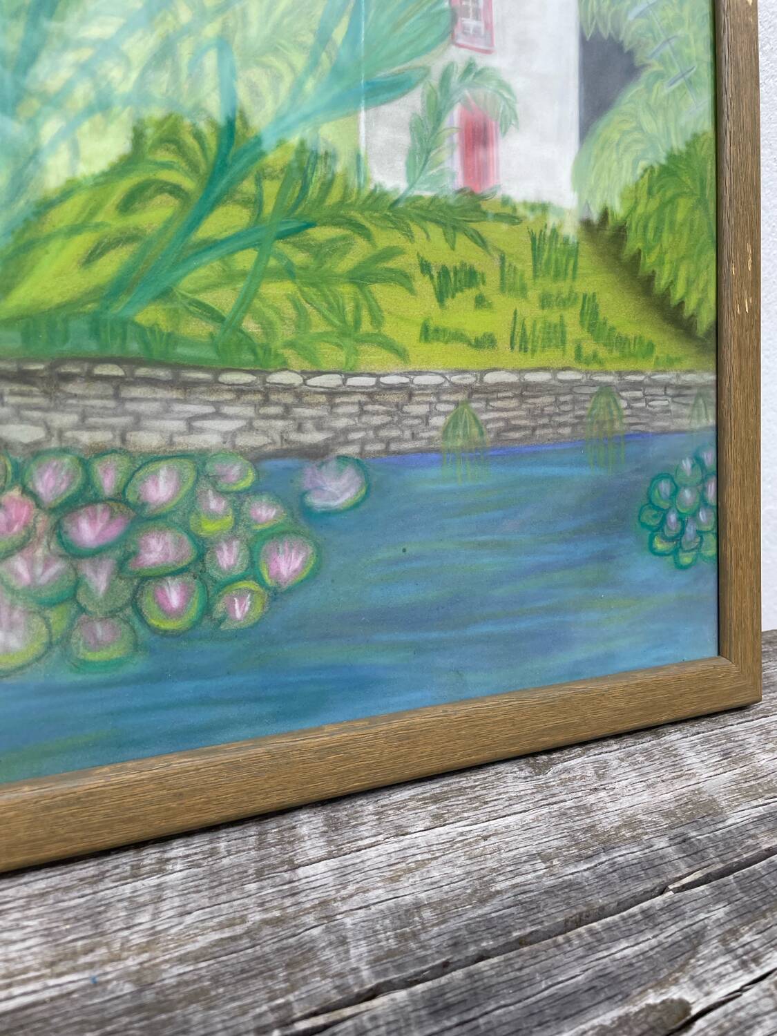Tableau paysage moulin