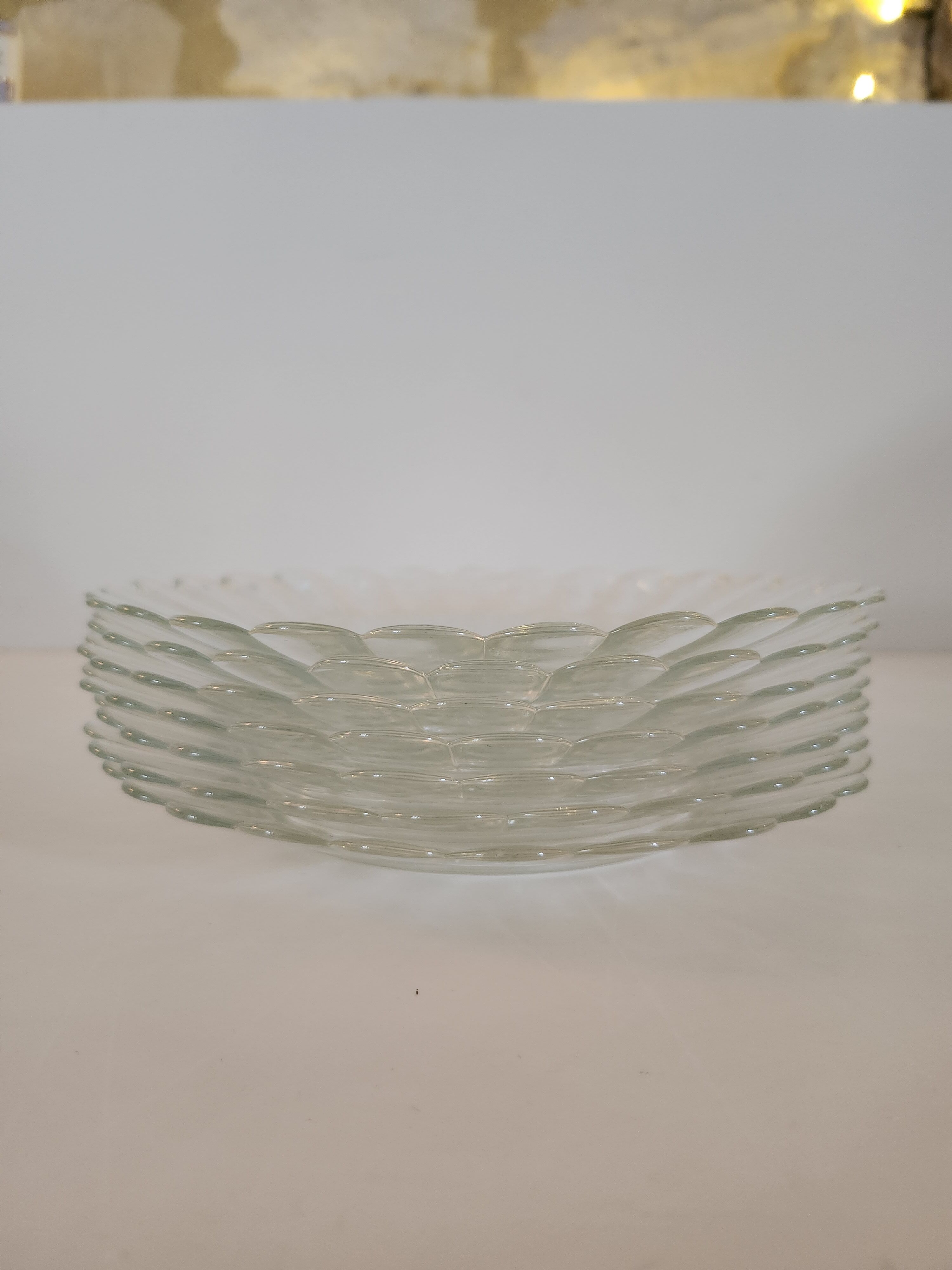 7 dessert plates Duralex Marguerite