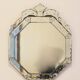 Octagonal Venetian mirror, 63x60cm.