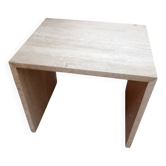 Table basse en travertin