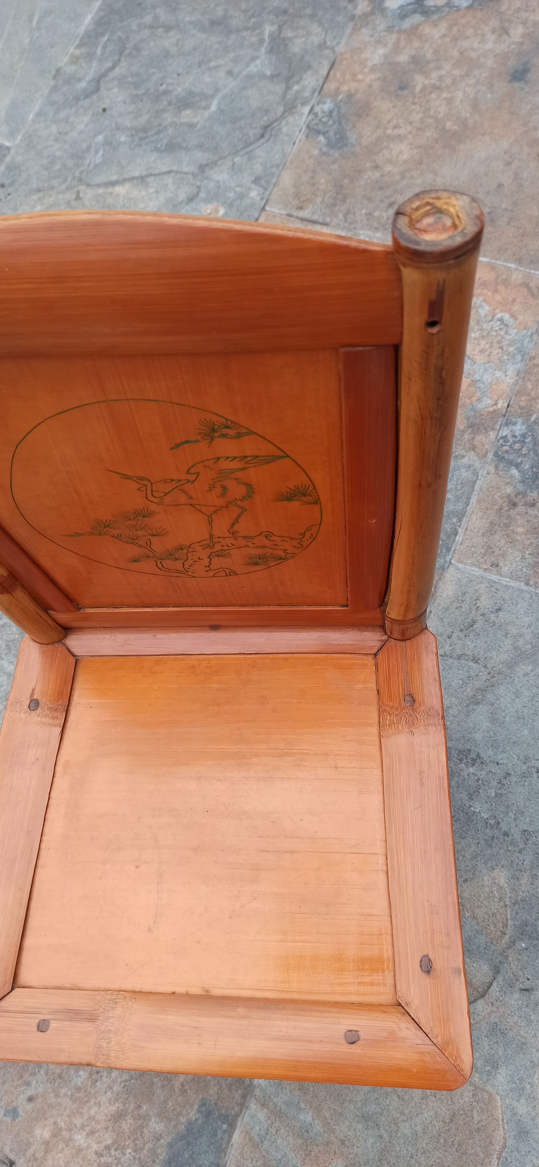 Vintage bamboo chair