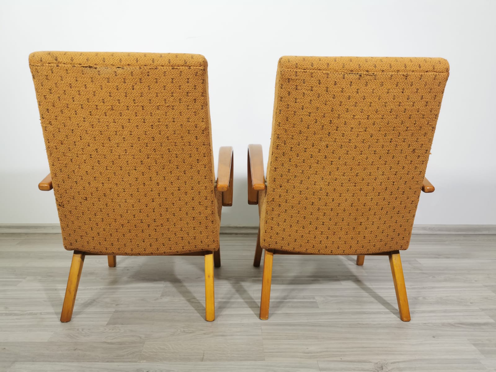 Vintage Armchairs by Jaroslav Smidek, 1960s, Set of 2
