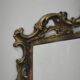 Italian Rococo Revival Gilt Metal Wall Mirror, 1950s