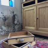 Buffet two bodies in raw pine