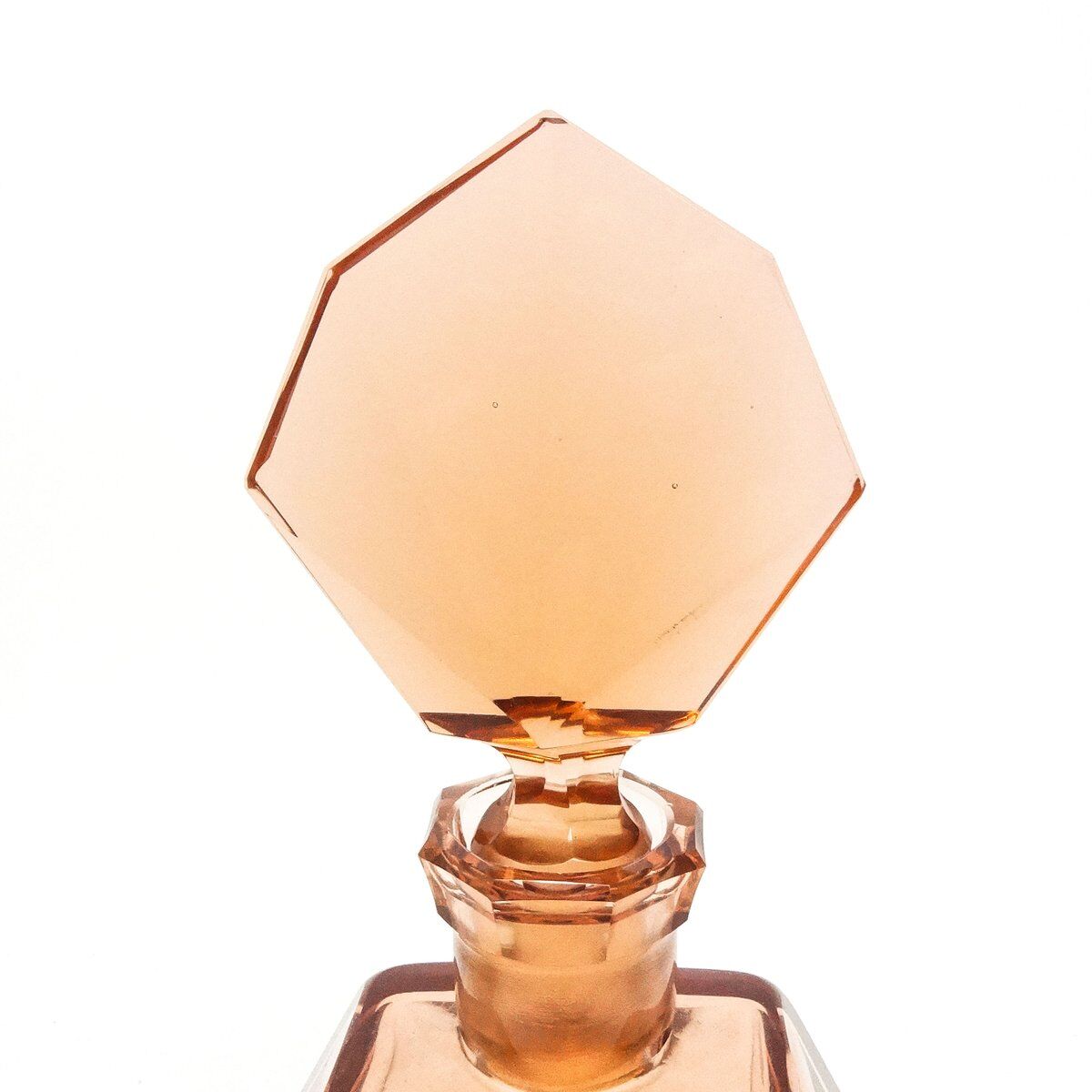 Art Deco carafe from Moser, Czechoslovakia, 1930s