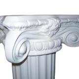 Ionic column 1 m in reinforced plaster