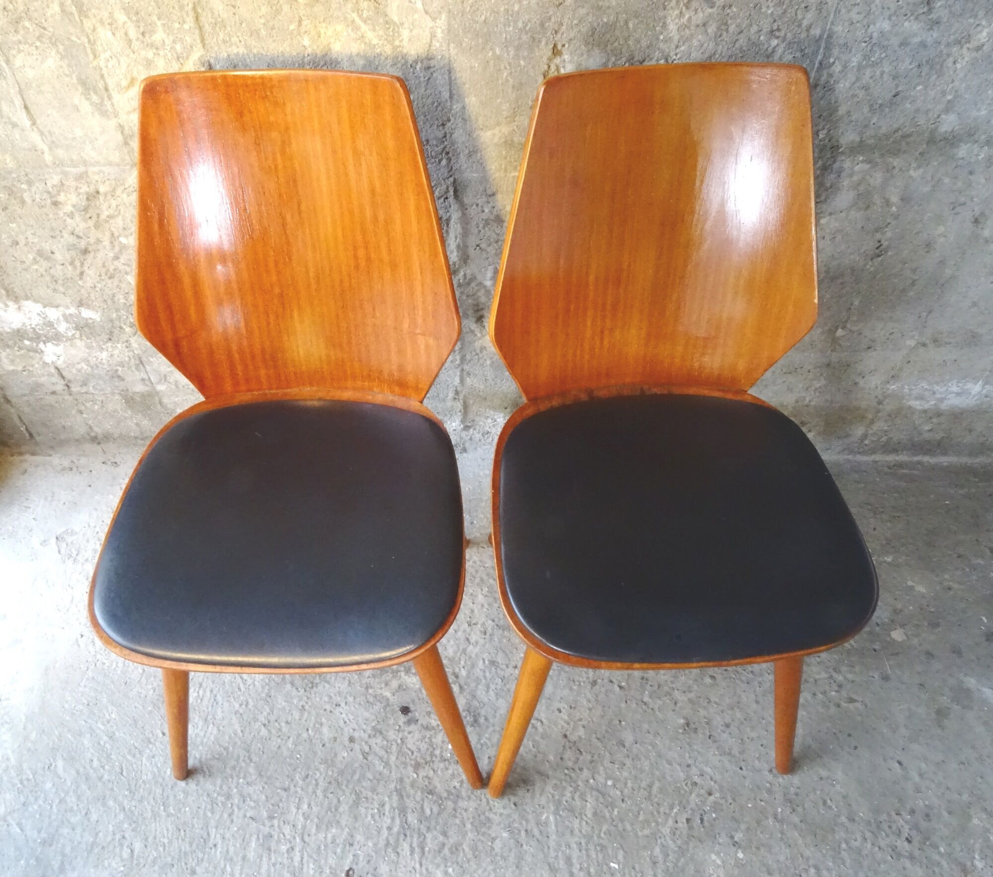 2 baumann chairs 800 Max Bill 1970