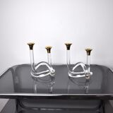 Pair of candle holders Dorothy Thorpe, lucite, 1970