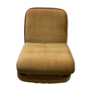 Ancienne chauffeuse en - velours