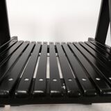 4 Trieste folding chairs with storrage table - Aldo Jacober for A. Bazzani