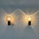 Limburg Glashutte wall lamps , 1970s