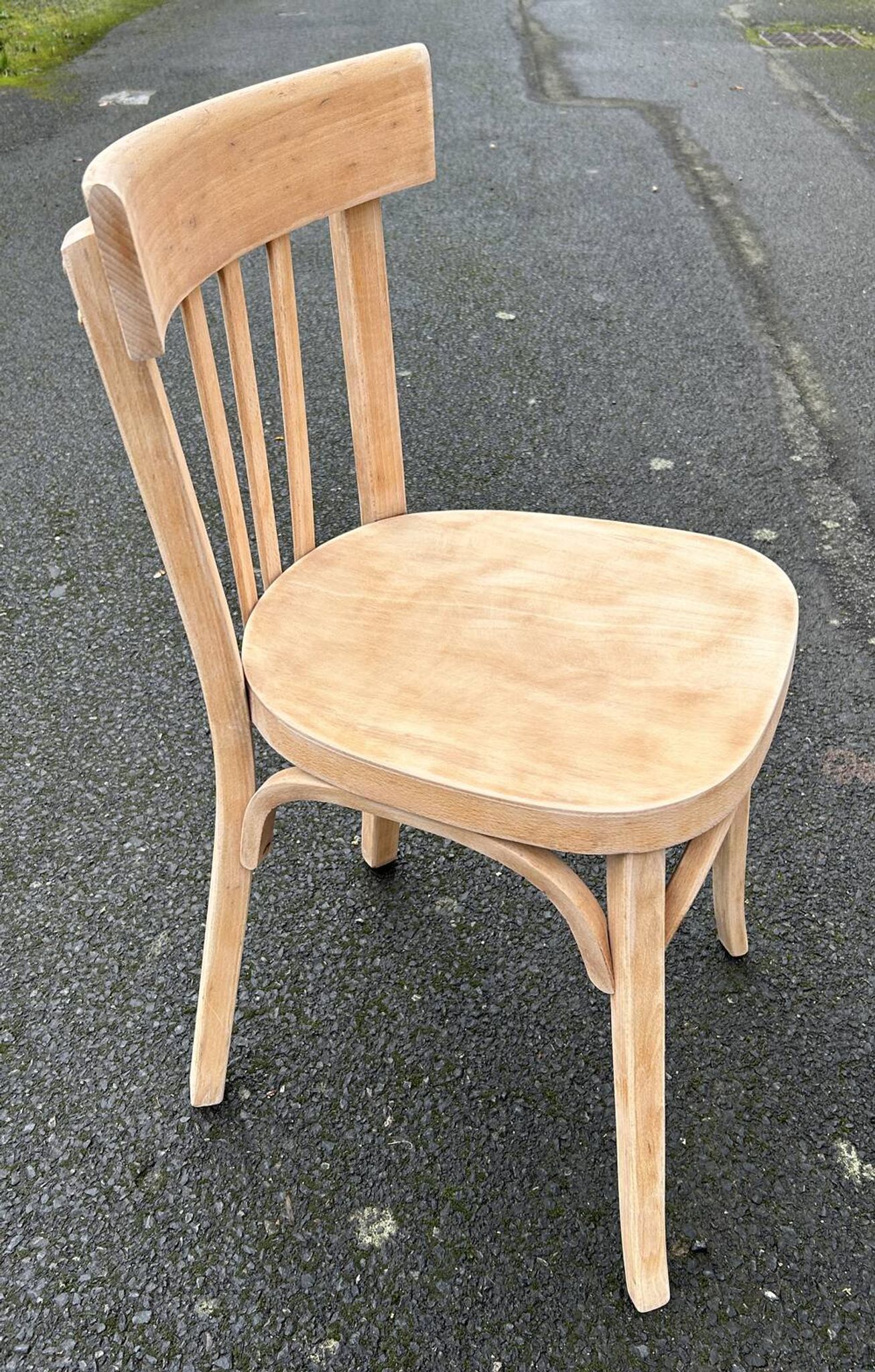 Set of 6 Baumann chairs No. 43, raw wood, ready to paint or sand