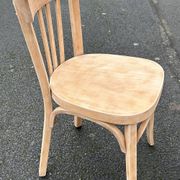 Set of 6 Baumann chairs No. 43, raw wood, ready to paint or sand