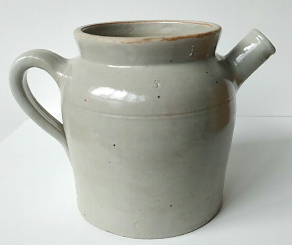 Old pot made of sandstone jug jar