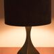 Brass & Velvet Table Lamp