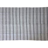 Tapis géométrique vintage tissé à la main fond gris234 X 151cm