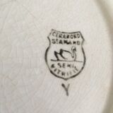 Matching flat plates in red and blue