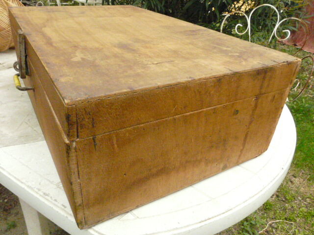 Old suitcase wood