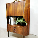 Midcentury design corner cabinet bar ‘rosewood delight’