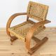 Armchair for Vibo Vesoul in wood and rope